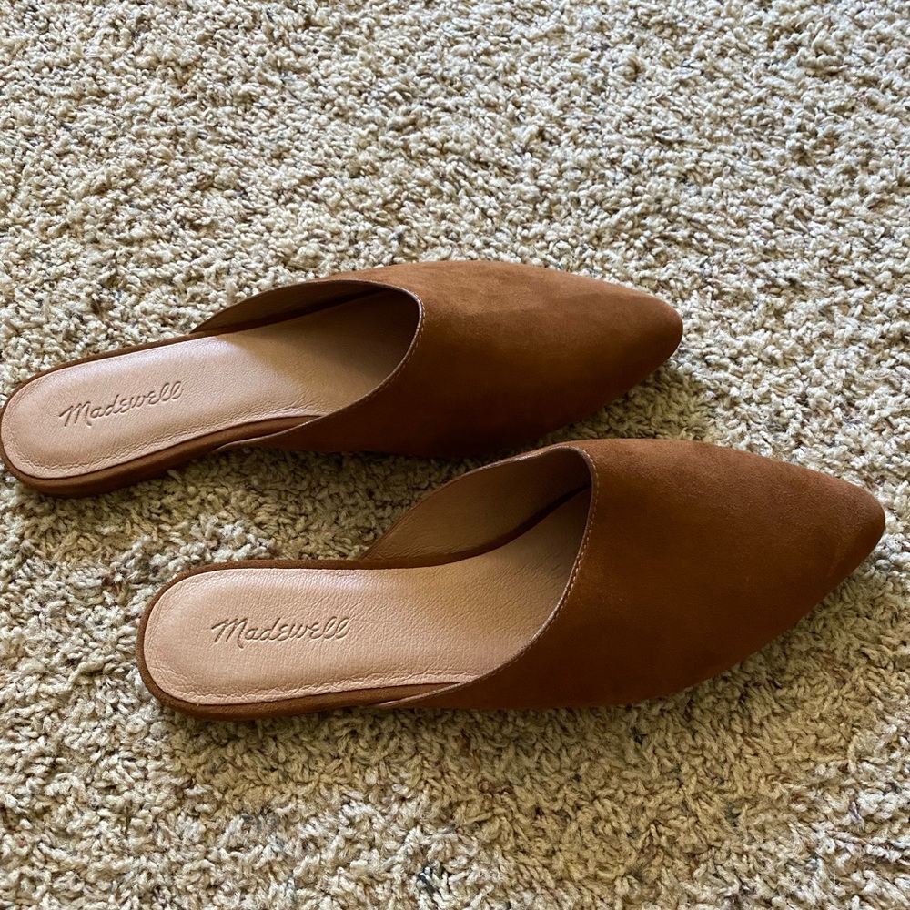 Madewell brown slide, new size 11